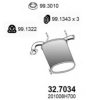 NISSA 201008H700 End Silencer